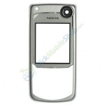 Front Cover For Nokia 6680 - Light Silver