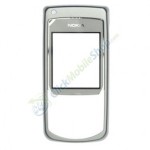 Front Cover For Nokia 6681 - Light Silver