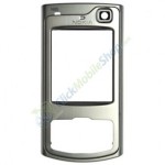 Front Cover For Nokia N80 - Silver
