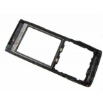 Front Cover For Sony Ericsson Elm GreenHeart - Black