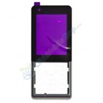 Front Cover For Sony Ericsson J105 Naite GreenHeart - Silver