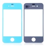 Front Glass Lens For Apple iPhone 4 - Light Blue