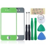 Front Glass Lens For Apple iPhone 4s - Green