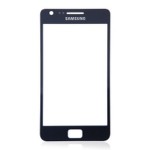 Front Glass Lens For Samsung I9100 Galaxy S II - Black