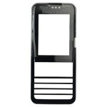 Front Cover For Sony Ericsson G502 Black - Maxbhi Com