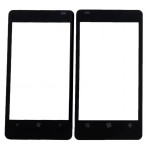Replacement Front Glass For Nokia Lumia 800 Black By - Maxbhi Com
