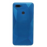 Back Panel Cover For Oppo A12 Blue - Maxbhi Com