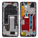 Lcd Frame Middle Chassis For Huawei Enjoy 20 Pro Black By - Maxbhi Com