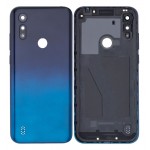 Back Panel Cover For Motorola Moto E6s 2020 Blue - Maxbhi Com