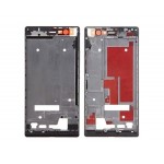 Lcd Frame Middle Chassis For Huawei Ascend P7 Sapphire Edition Black By - Maxbhi Com