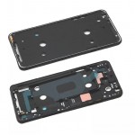 Lcd Frame Middle Chassis For Lg Q8 2018 Black By - Maxbhi Com