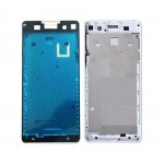 Lcd Frame Middle Chassis For Sony Xperia E5 White By - Maxbhi Com