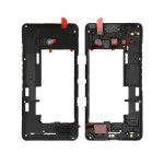 Lcd Frame Middle Chassis For Microsoft Lumia 640 Lte White By - Maxbhi Com