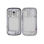 Lcd Frame Middle Chassis For Samsung Galaxy Trend S7560 Black By - Maxbhi Com