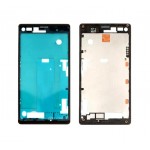 Lcd Frame Middle Chassis For Sony Ericsson Xperia L S36h Black By - Maxbhi Com