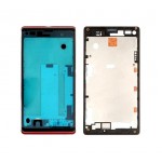Lcd Frame Middle Chassis For Sony Xperia L C2105 Red By - Maxbhi Com