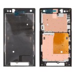 Lcd Frame Middle Chassis For Sony Xperia S Lt26i Black By - Maxbhi Com