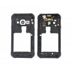 Lcd Frame Middle Chassis For Samsung Galaxy Smg388f Touch Black By - Maxbhi Com