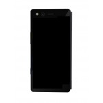 Lcd Frame Middle Chassis For Zte Axon M Black By - Maxbhi Com