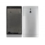 Full Body Housing For Sony Xperia P Lt22i Nypon Silver - Maxbhi Com