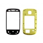 Lcd Frame Middle Chassis For Samsung Galaxy Pop Cdma Black Green By - Maxbhi Com