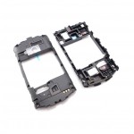 Lcd Frame Middle Chassis For Sony Ericsson Live With Walkman Black By - Maxbhi Com