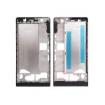 Lcd Frame Middle Chassis For Huawei Ascend P6 Black By - Maxbhi Com