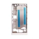 Lcd Frame Middle Chassis For Huawei Ascend P6 S White By - Maxbhi Com