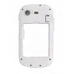 Lcd Frame Middle Chassis For Samsung Galaxy Star S5282 With Dual Sim White By - Maxbhi Com