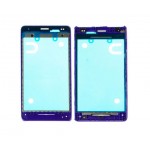 Lcd Frame Middle Chassis For Sony Ericsson Xperia E1 Dual D2104 Purple By - Maxbhi Com
