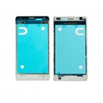 Lcd Frame Middle Chassis For Sony Ericsson Xperia E1 Dual D2104 White By - Maxbhi Com