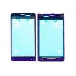 Lcd Frame Middle Chassis For Sony Ericsson Xperia E1 Dual D2114 Purple By - Maxbhi Com