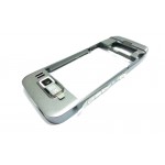 Middle For Nokia E55 White Aluminium - Maxbhi Com