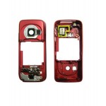 Middle For Nokia N73 Metallic Red - Maxbhi Com