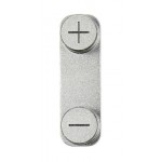 Volume Side Button Outer For Apple Iphone 5s Silver By - Maxbhi Com