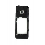 Lcd Frame Middle Chassis For Samsung C3322 Duos Black By - Maxbhi Com
