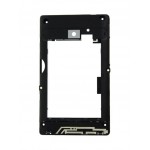 Lcd Frame Middle Chassis For Lg Optimus L3 E400 Black By - Maxbhi Com