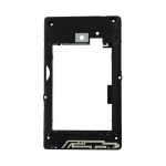 Lcd Frame Middle Chassis For Lg Optimus L3 E400 White By - Maxbhi Com