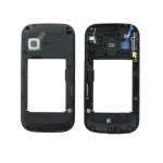 Lcd Frame Middle Chassis For Samsung Galaxy Chat B5330 Black By - Maxbhi Com