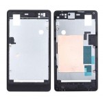 Lcd Frame Middle Chassis For Sony Ericsson Xperia Advance St27a White By - Maxbhi Com