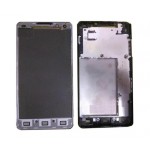 Lcd Frame Middle Chassis For Lg F180 Black By - Maxbhi Com