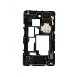 Lcd Frame Middle Chassis For Nokia Asha 501 Black By - Maxbhi Com