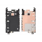 Lcd Frame Middle Chassis For Nokia Lumia 620 Black By - Maxbhi Com