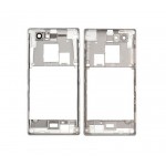 Lcd Frame Middle Chassis For Sony Xperia J St26a Pink By - Maxbhi Com