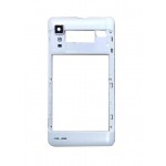 Lcd Frame Middle Chassis For Lenovo P780 White By - Maxbhi Com