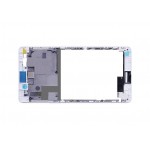 Lcd Frame Middle Chassis For Hp Slate 6 Voicetab 2 White By - Maxbhi Com