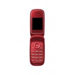 Lcd Frame Middle Chassis For Samsung E1272 Red By - Maxbhi Com