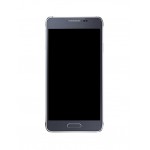 Lcd Frame Middle Chassis For Samsung Galaxy Alpha S801 Black By - Maxbhi Com