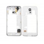 Lcd Frame Middle Chassis For Samsung Galaxy S5 4g Black By - Maxbhi Com