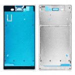 Lcd Frame Middle Chassis For Sony Xperia T3white By - Maxbhi Com